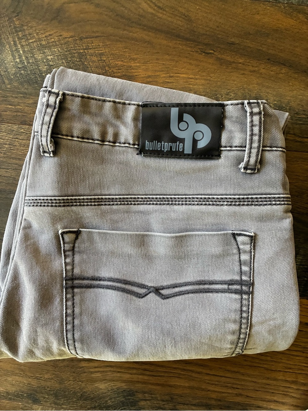 34x34 men’s Bulletprufe Denim Jeans Grey